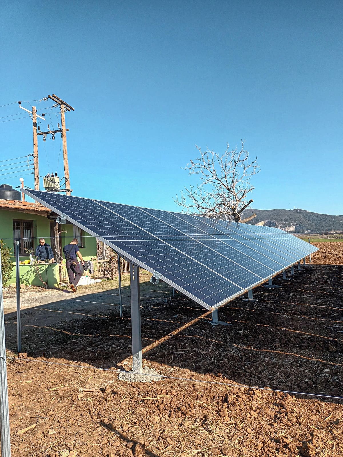 Φωτοβολταϊκο επί εδάφους 30KW - Ξηροπόταμος-Δράμα