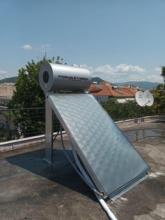 Ηλιακός θερμοσίφωνας πλάκας PRISMA THERM - Δράμα