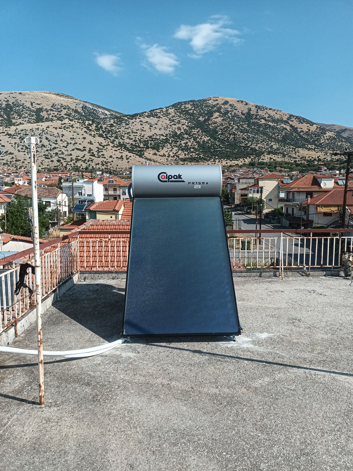 Ηλιακός θερμοσίφωνας  CALPAK PRISMA - ΞΗΡΟΠΟΤΑΜΟΣ ΔΡΑΜΑ